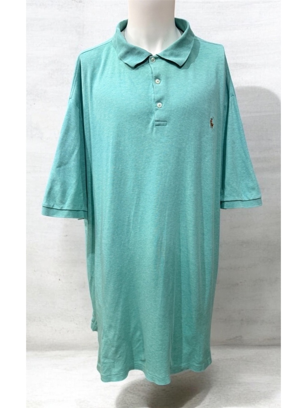 Polo Ralph Lauren Mint Green Classic Fit Polo Shirt Sz 3XLT